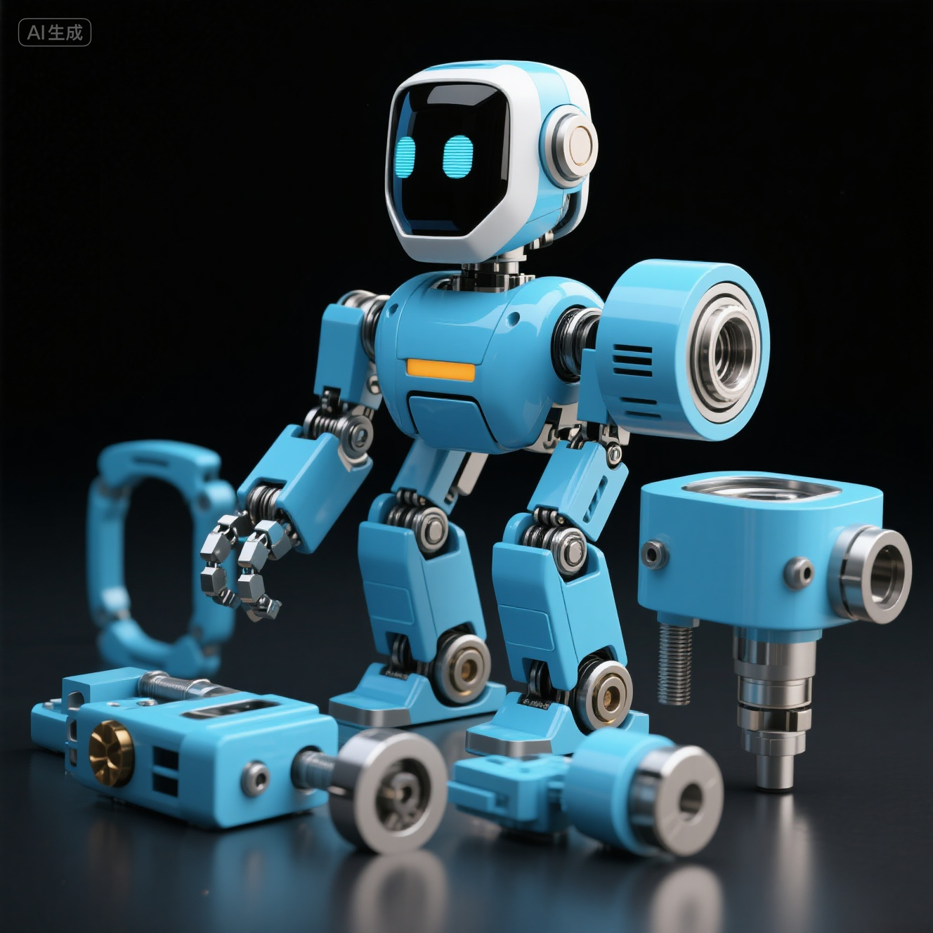 jimeng-2025-08-12-2077-机器人零件